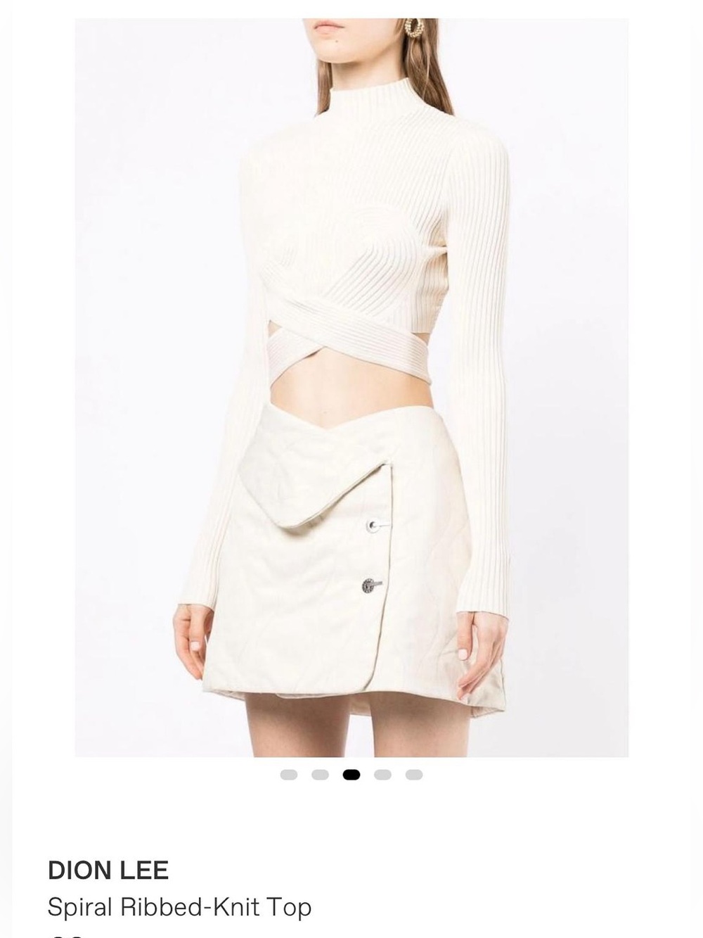 Dion Lee Ribbed Crop Top